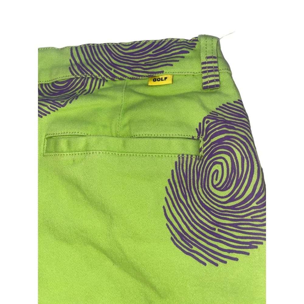 Golf wang  fingerprint lime green Tyler the creator straight leg  30 indie pants - Picture 3 of 6